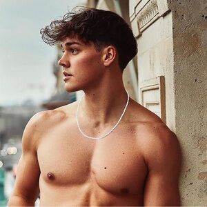 Elegant Silver Rope Chain Necklace